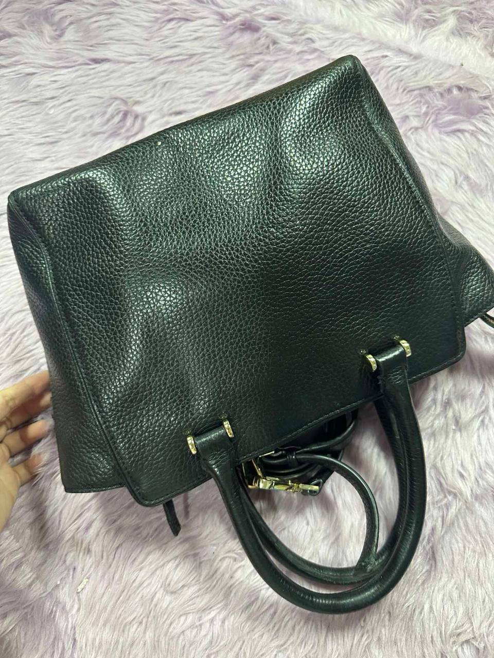 ORIG Preloved Kate Spade KS Chester Street Small Allyn Satchel Black Bag