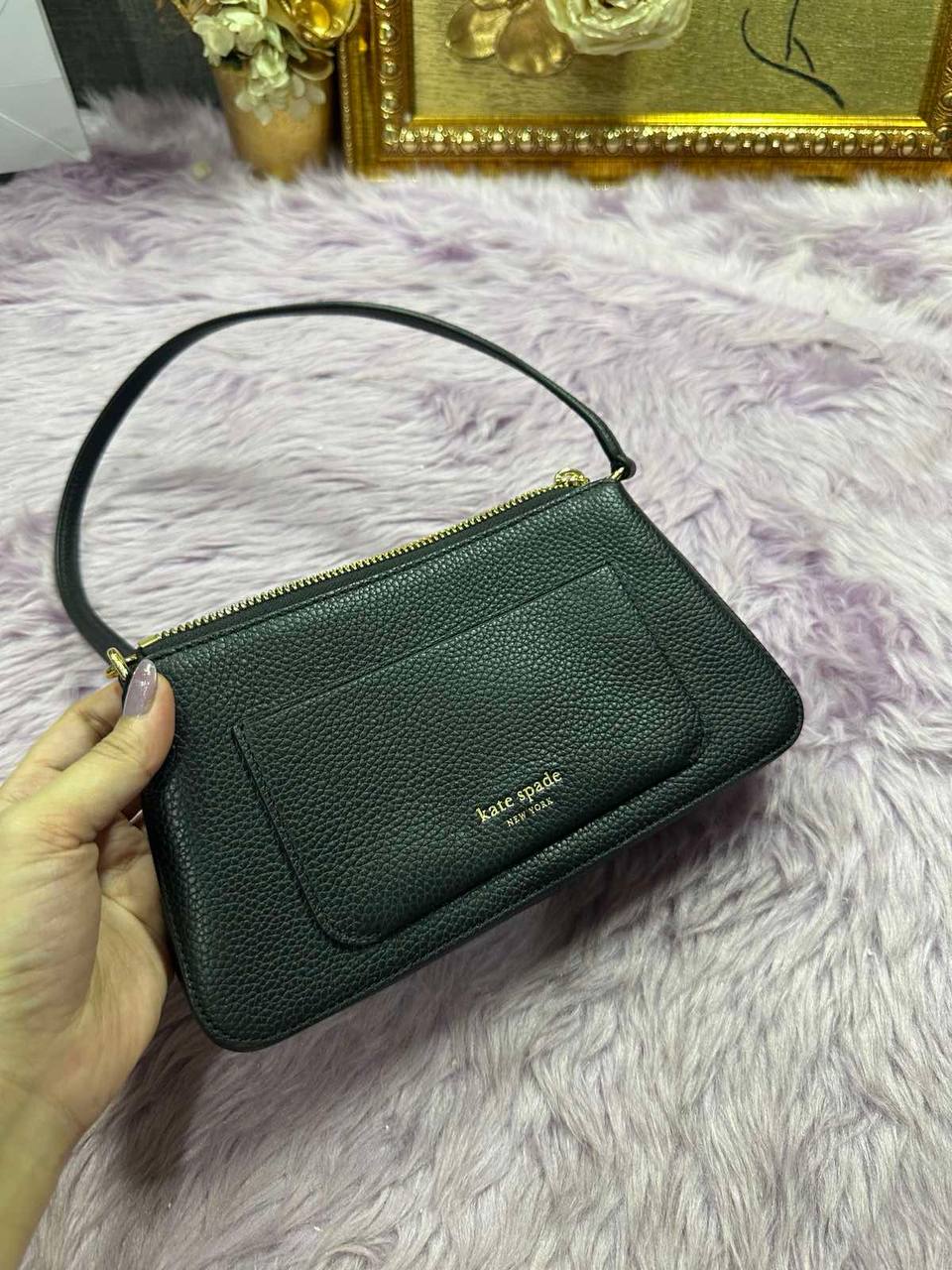 ORIG & IMPORTED Kate Spade KS Ava Pochette Small Shoulder Black Bag