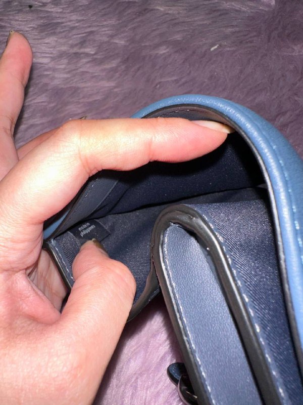 ORIG & IMPORTED Coach Retail Tabby Medium Wallet Blue/Green
