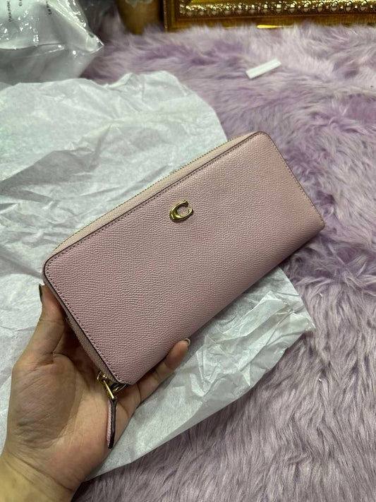 ORIG & IMPORTED Coach Continental Long Pink Wallet Wristlet