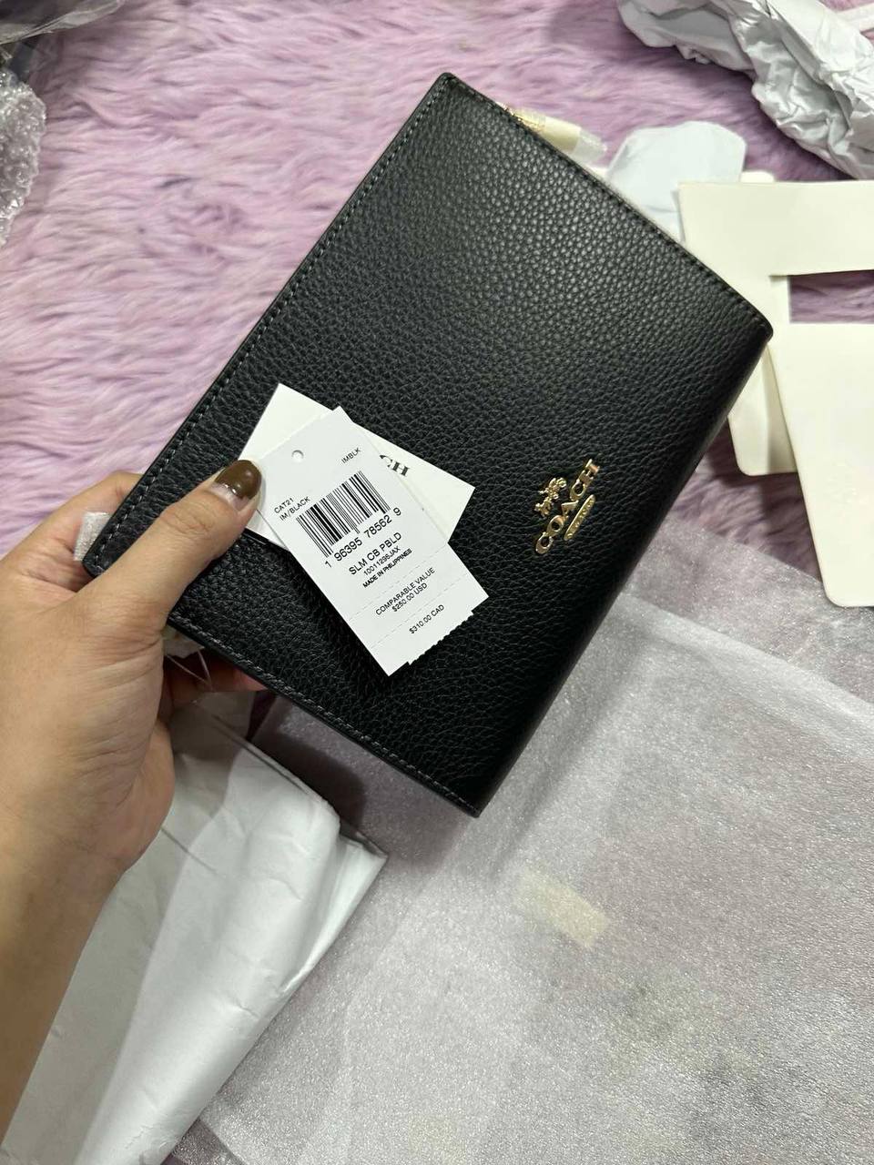 ORIG & IMPORTED Coach Slim Crossbody Small Black Bag