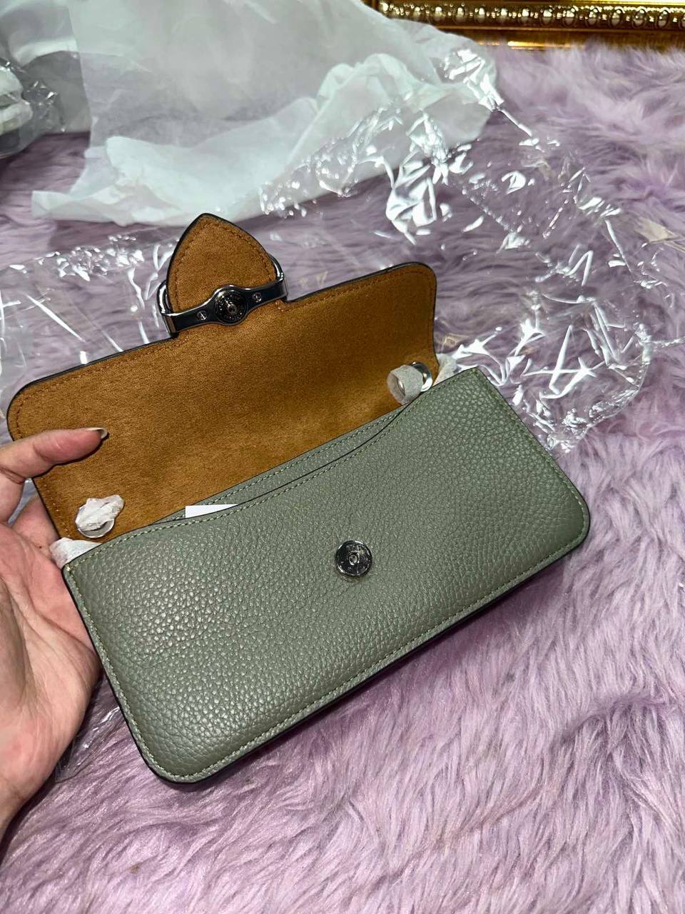 ORIG & IMPORTED Coach Morgan Green Crossbody Small Bag