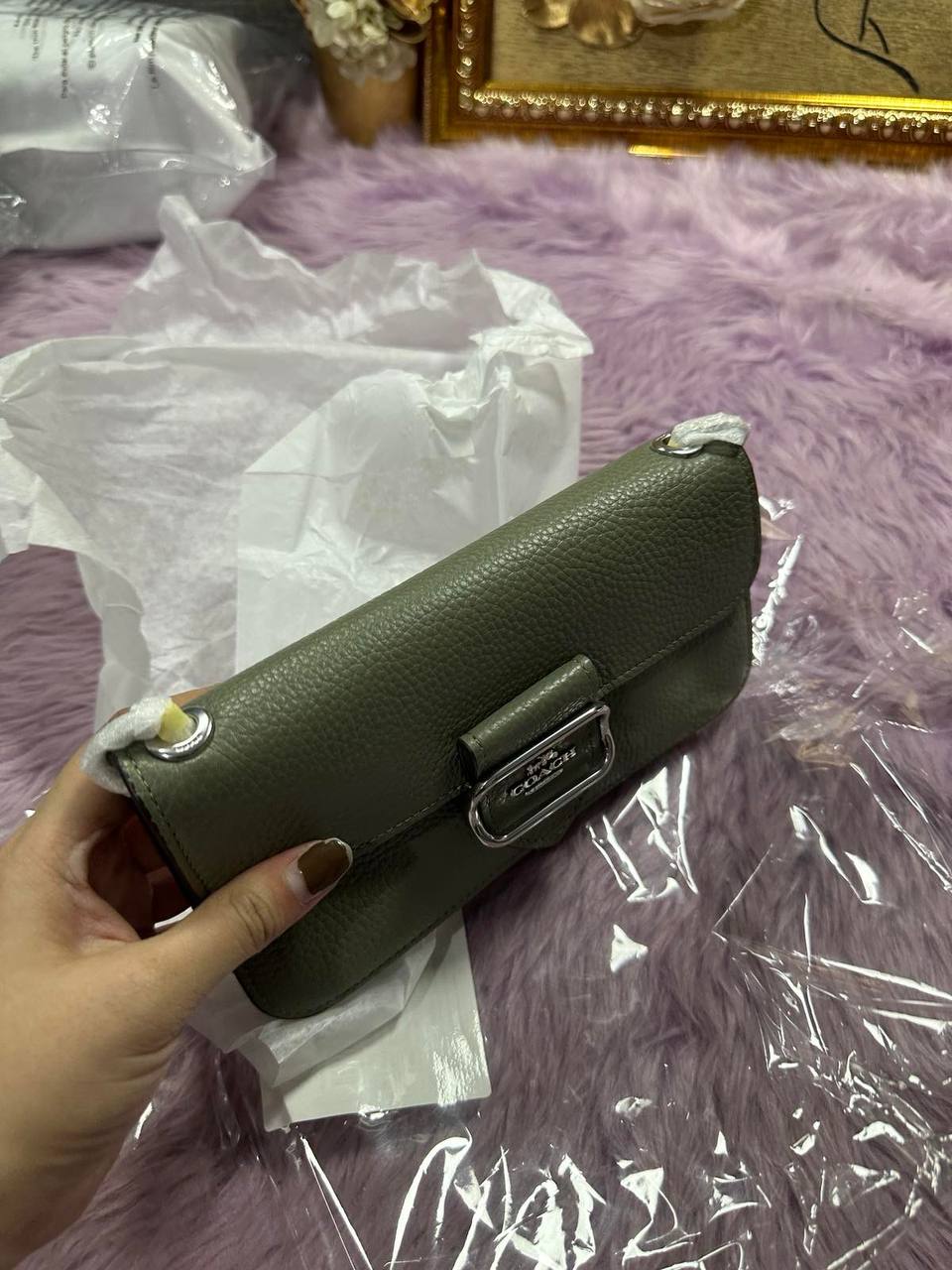 ORIG & IMPORTED Coach Morgan Green Crossbody Small Bag