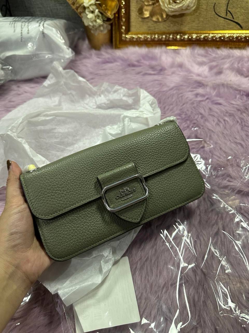 ORIG & IMPORTED Coach Morgan Green Crossbody Small Bag