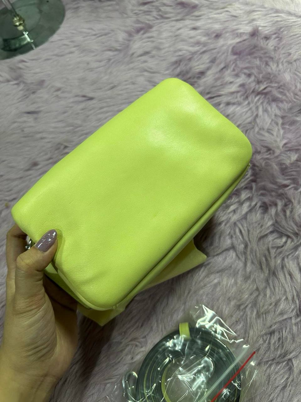 ORIG Preloved Coach Pillow Tabby Shoulder Bag 18 Green Mini Bag