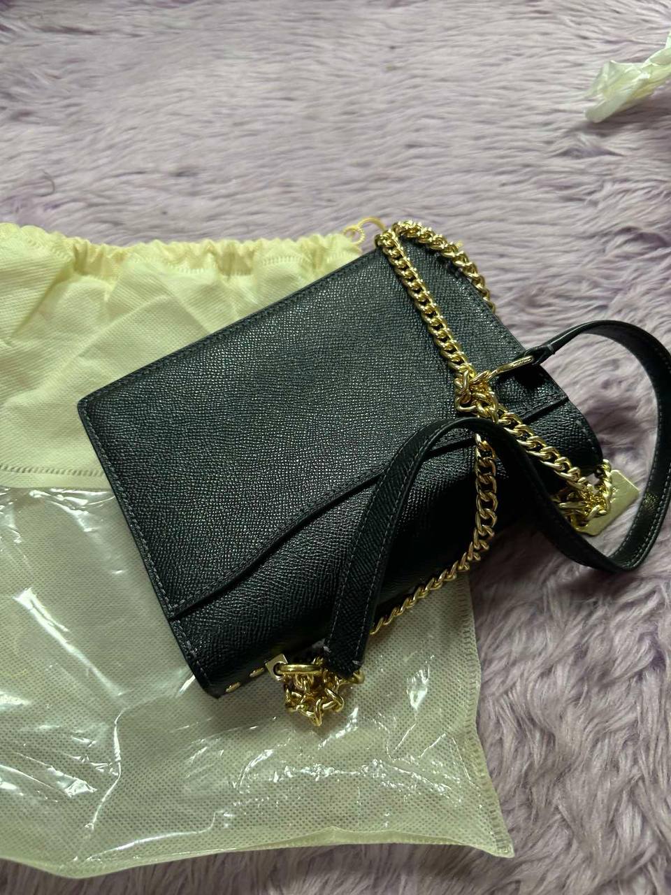 ORIG Preloved Coach Mini Klare Crossbody Black Small Bag