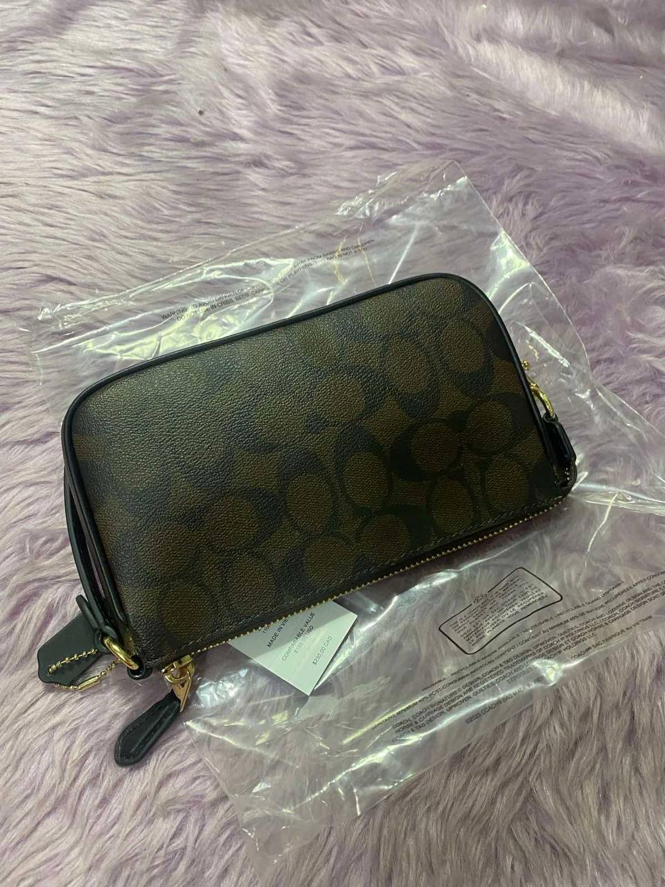 ORIG & IMPORTED Coach Nolita 19 In Signature Canvas Brown Small Kilikili Bag