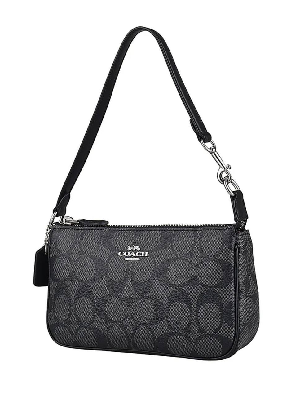 ORIG & IMPORTED Coach Nolita 19 In Signature Canvas Black Small Kilikili Bag