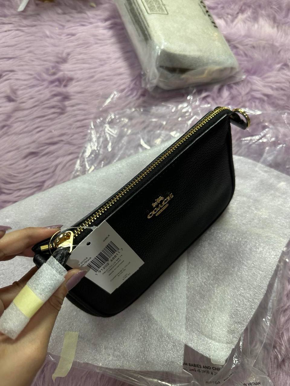 ORIG & IMPORTED RARE Coach Nolita 19 Black Small Bag Chain Strap