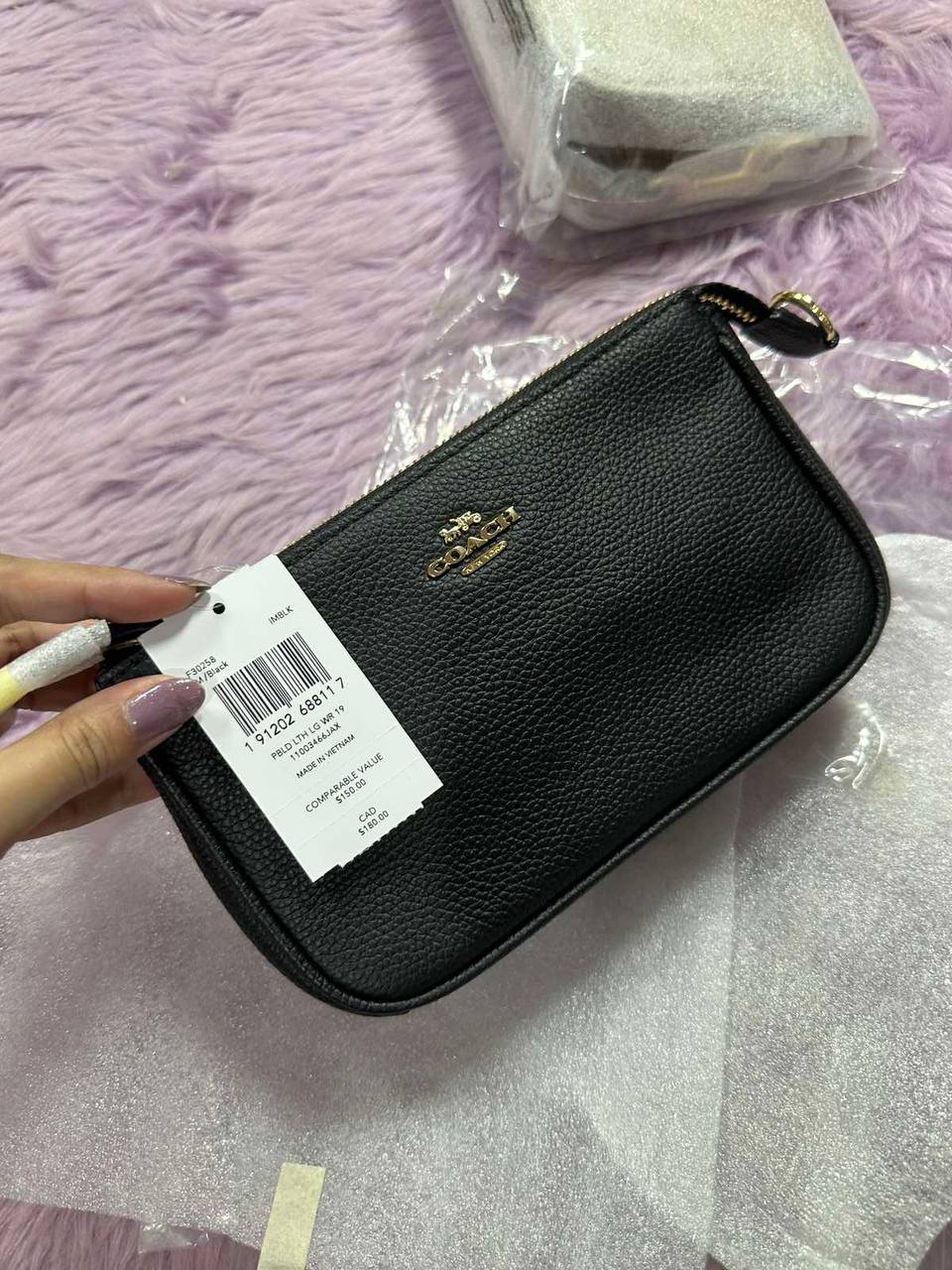 ORIG & IMPORTED RARE Coach Nolita 19 Black Small Bag Chain Strap