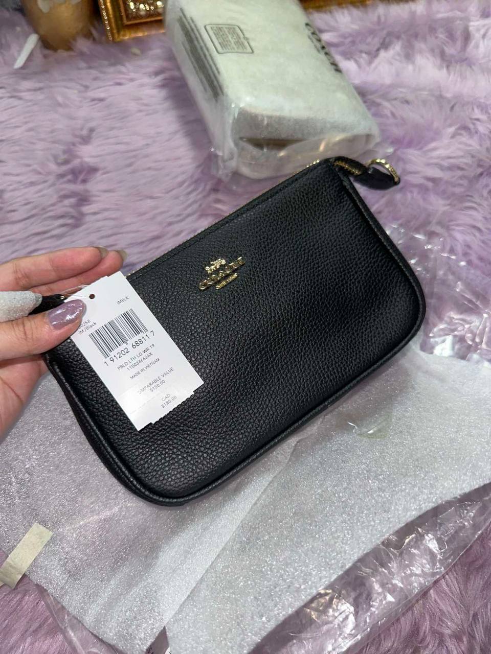 ORIG & IMPORTED RARE Coach Nolita 19 Black Small Bag Chain Strap