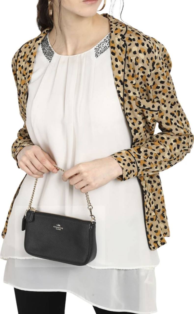 ORIG & IMPORTED RARE Coach Nolita 19 Black Small Bag Chain Strap