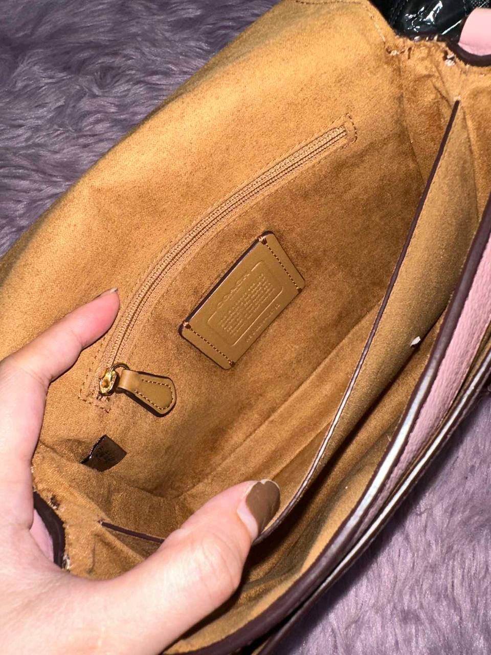 ORIG Preloved RARE Coach Lucy Crossbody Pink Bag