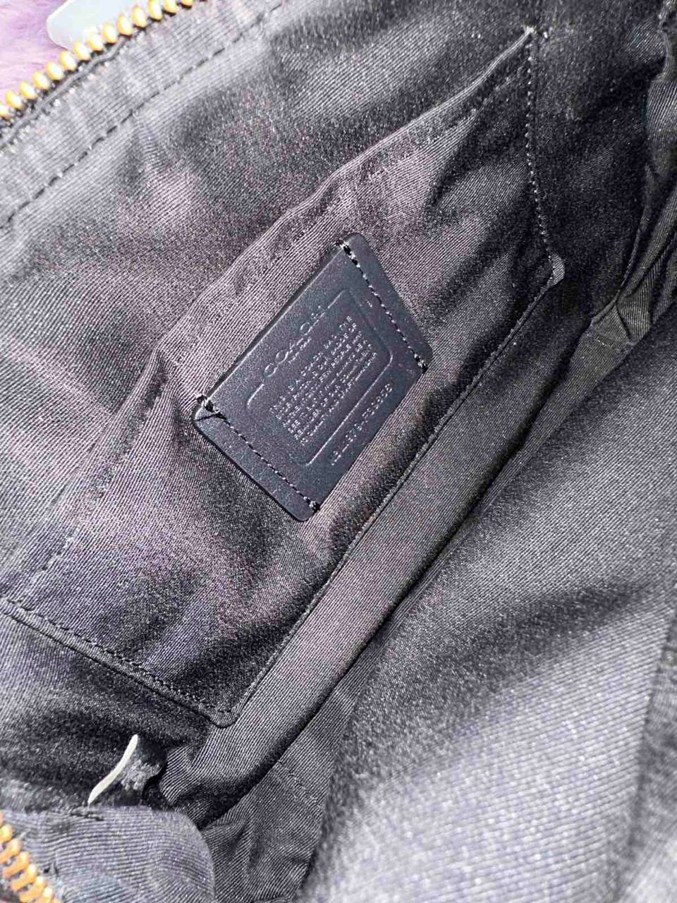 ORIG Preloved Coach Jes Crossbody Double Zip Black Bag