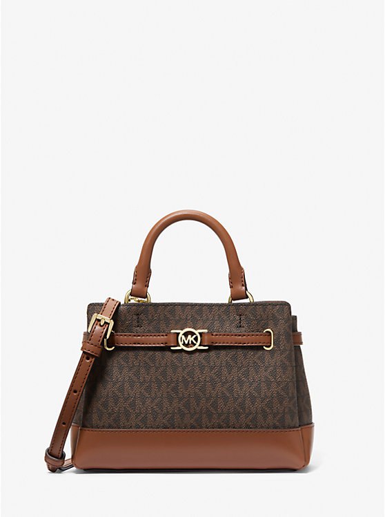 ORIG & IMPORTED Michael Kors Reed Extra-Small Signature Logo Satchel