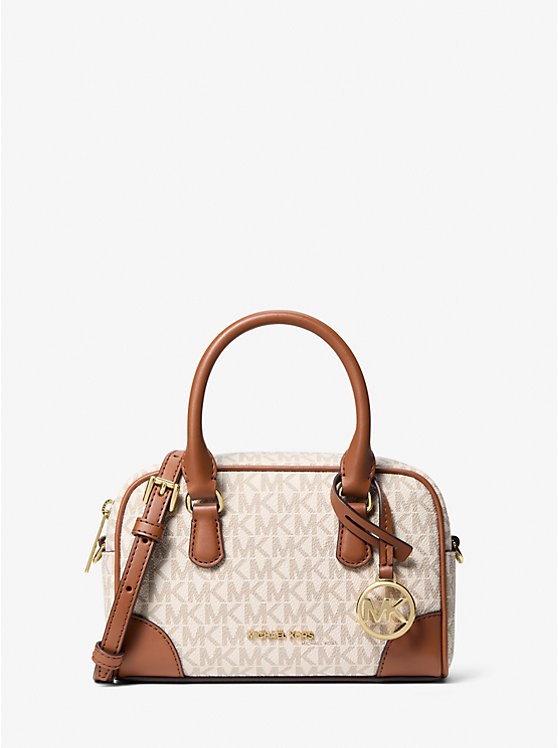 ORIG & IMPORTED Michael Kors Thompson Extra-Small Signature Logo Convertible Satchel