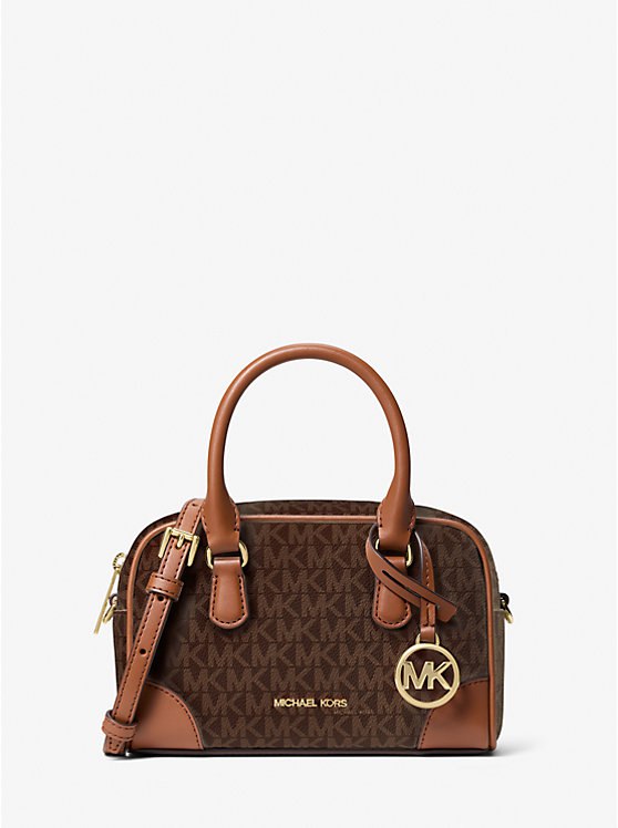 ORIG & IMPORTED Michael Kors Thompson Extra-Small Signature Logo Convertible Satchel