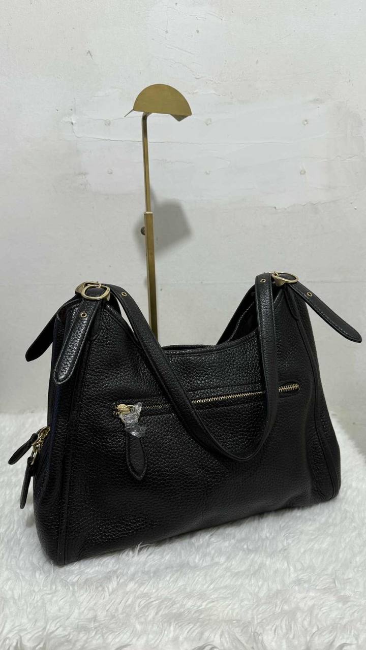 ORIG Preloved Retail Coach Lori Shoulder Black Bag