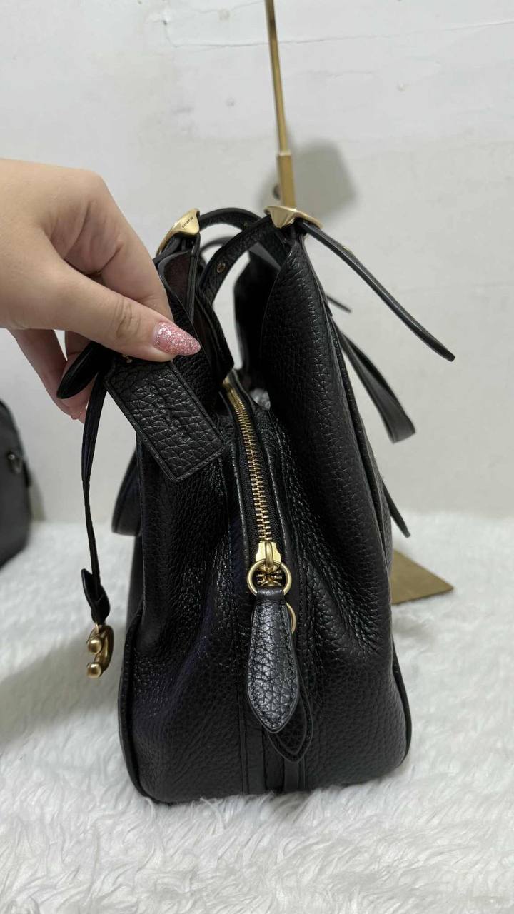 ORIG Preloved Retail Coach Lori Shoulder Black Bag