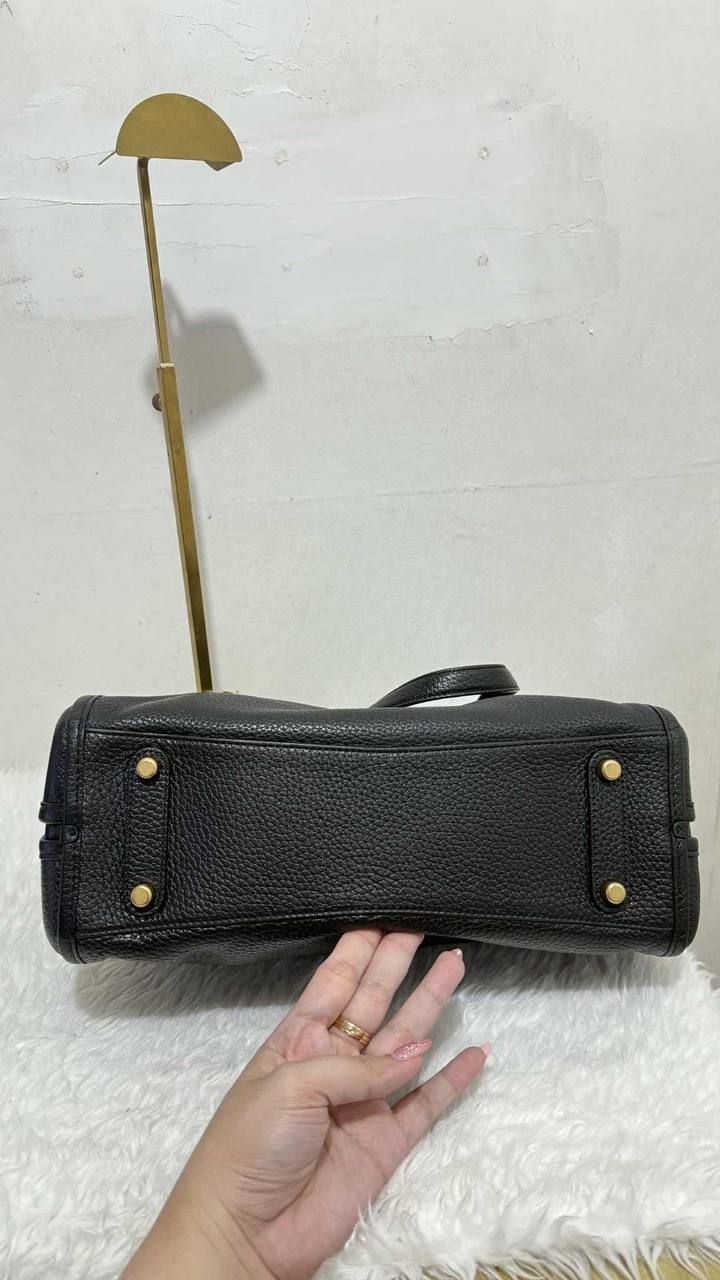 ORIG Preloved Retail Coach Lori Shoulder Black Bag