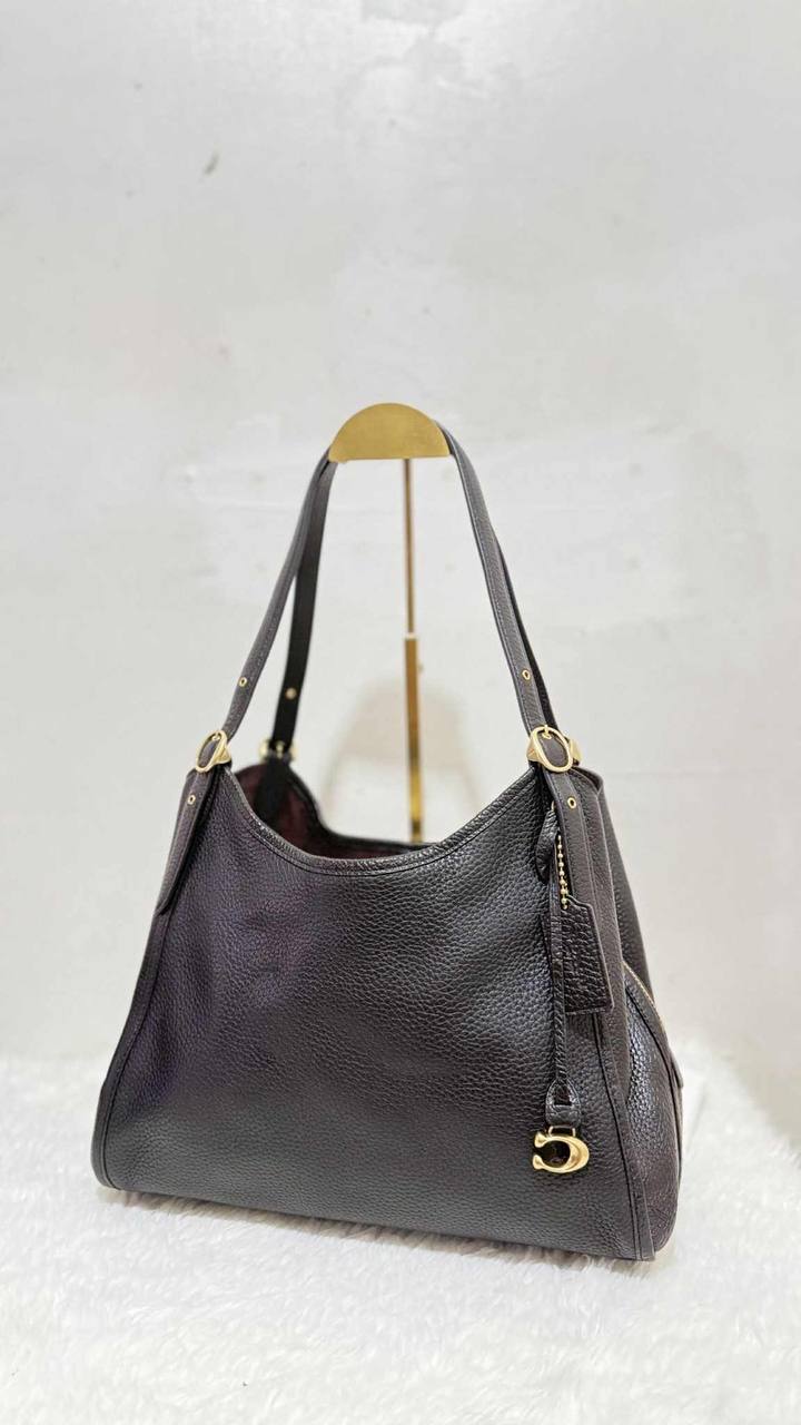 ORIG Preloved Retail Coach Lori Shoulder Black Bag