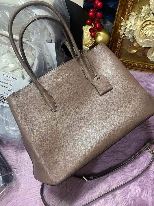 ORIG Preloved Kate Spade Eva Medium Satchel Brown Bag