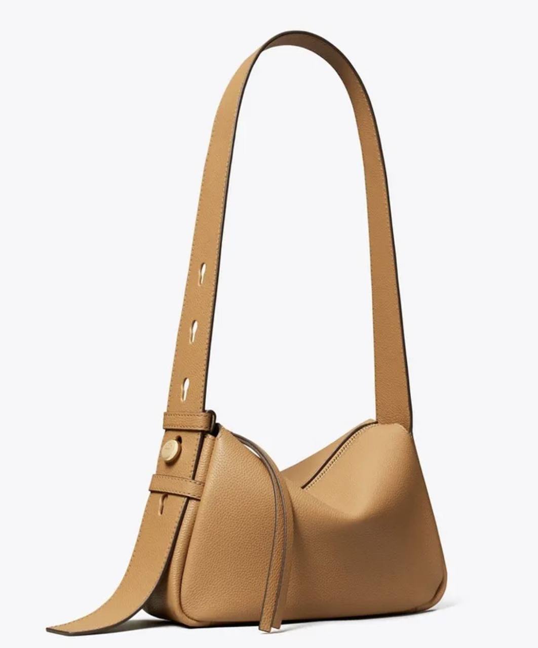 ORIG & IMPORTED TORY BURCH ROMY SMALL SHOULDER BAG TIRAMISU BROWN