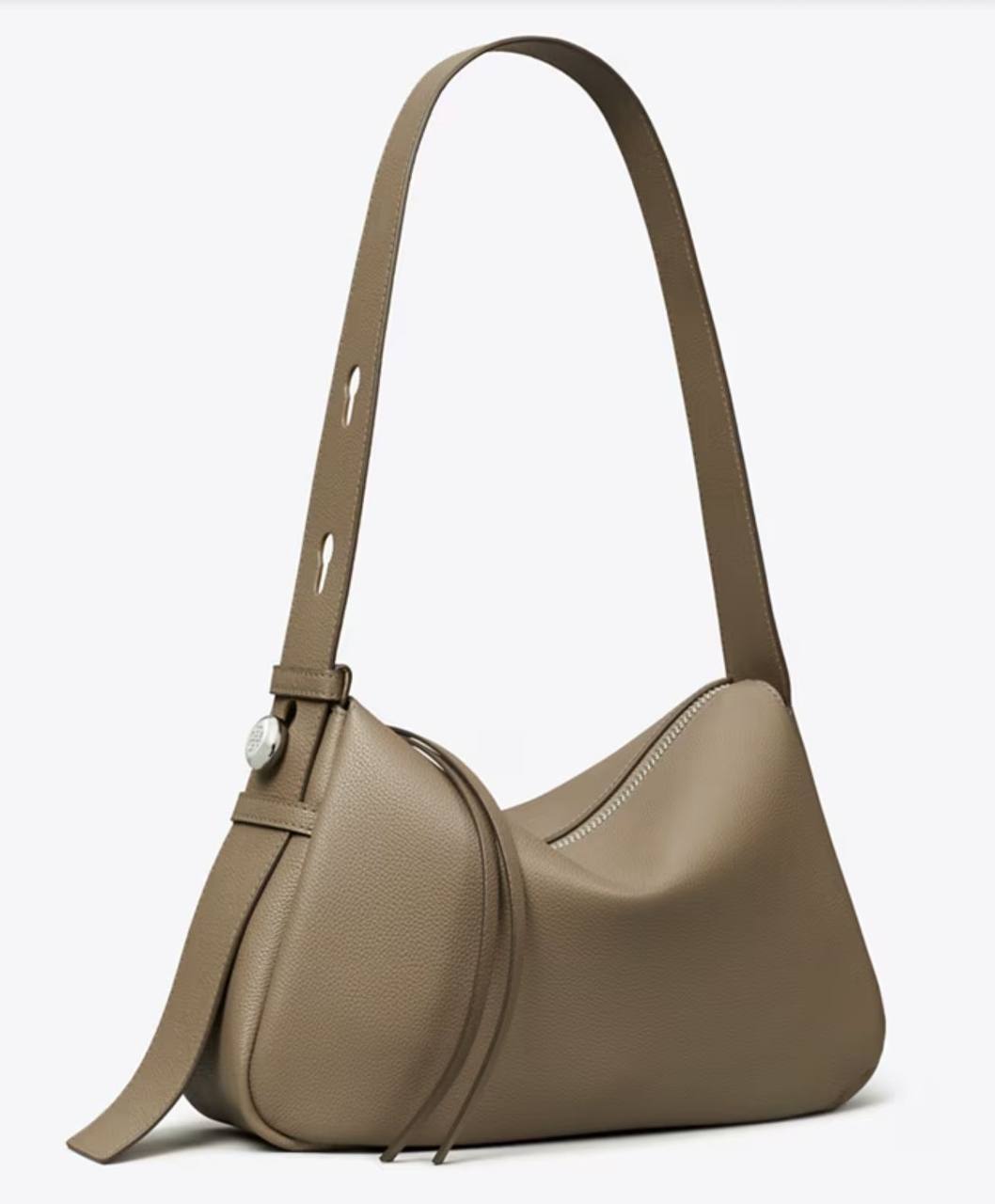 ORIG & IMPORTED TORY BURCH ROMY SMALL SHOULDER BAG WILD MUSHROOM BROWN