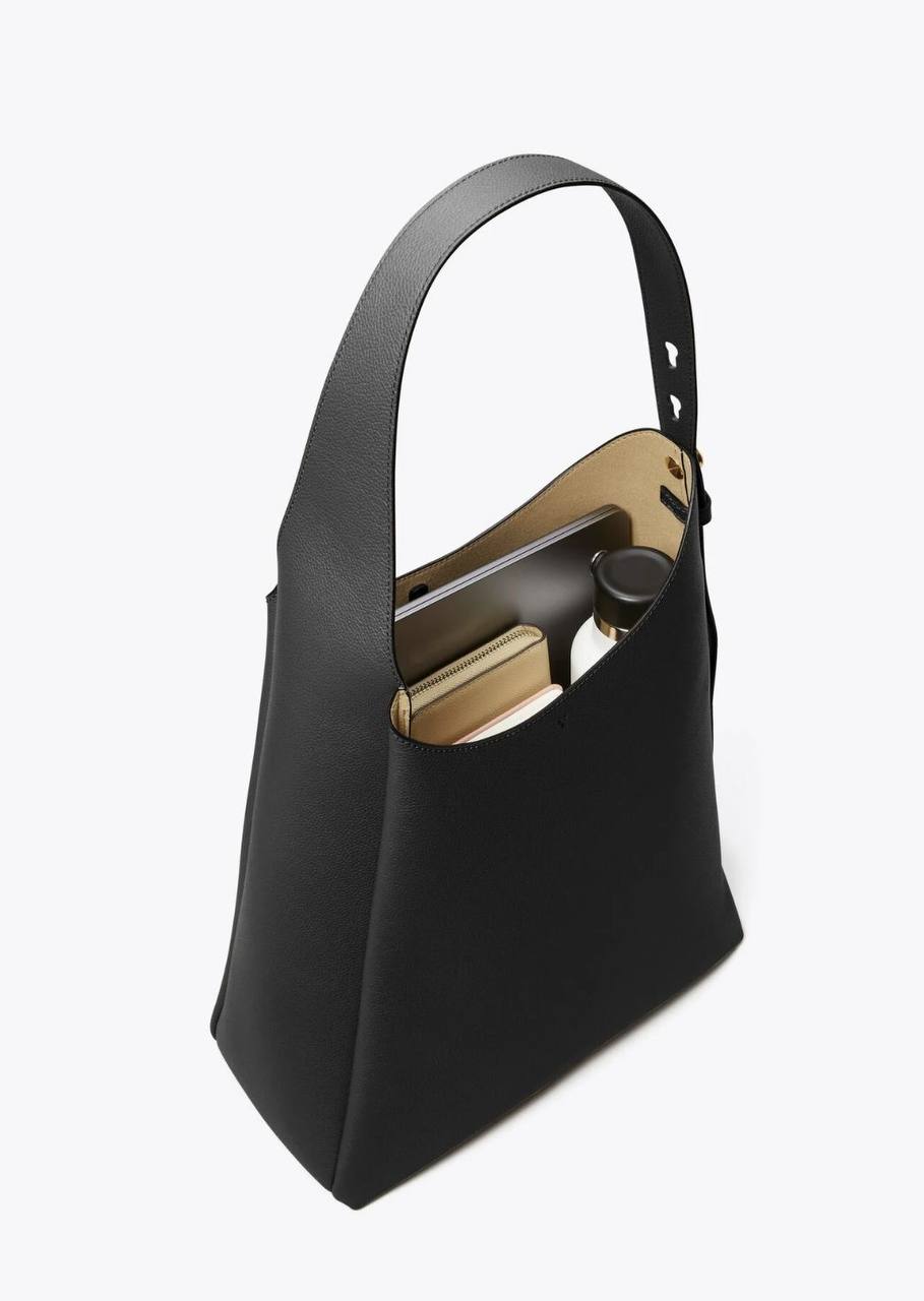 ORIG & IMPORTED TORY BURCH ROMY SMALL HOBO BLACK BAG