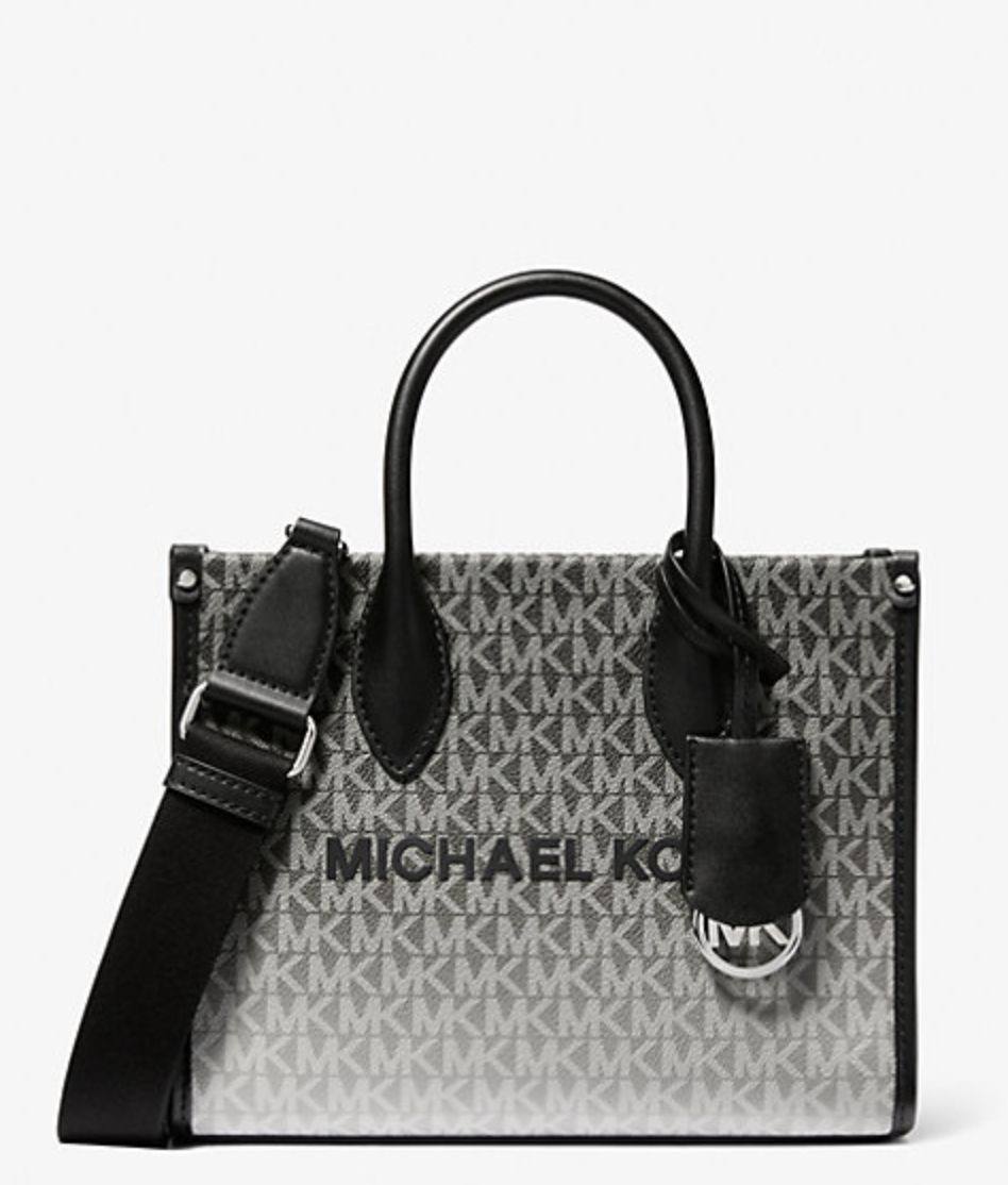 ORIG & IMPORTED Michael Kors  Mirella Small Ombré Signature Logo Crossbody Black Bag