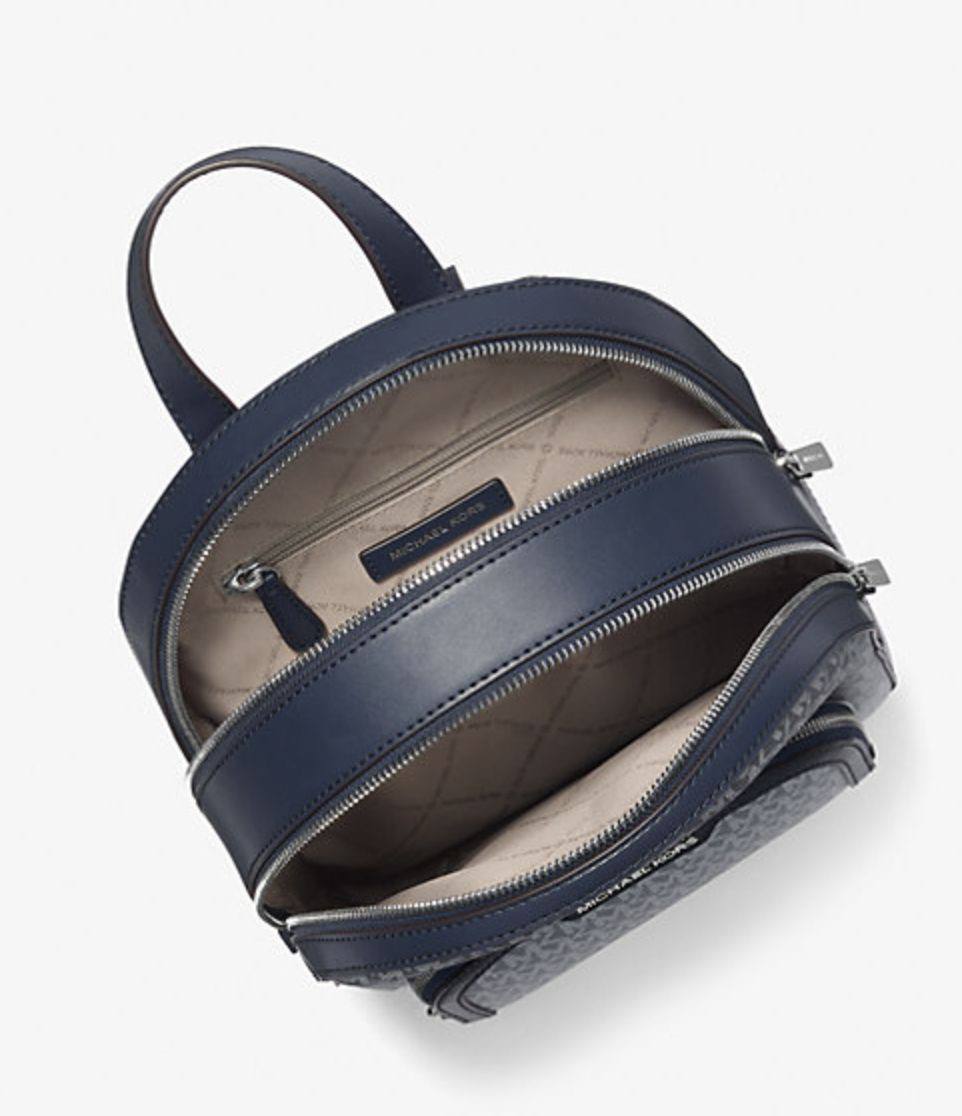 ORIG & IMPORTED Michael Kors Jaycee Medium Ombré Signature Logo Backpack Navy Bag