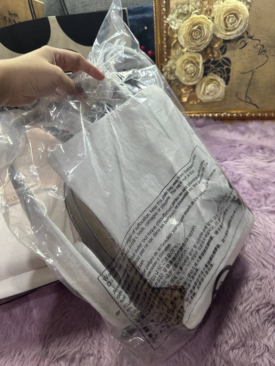 ORIG & IMPORTED Michael Kors Jaycee Medium Ombré Signature Logo Backpack Brown Bag