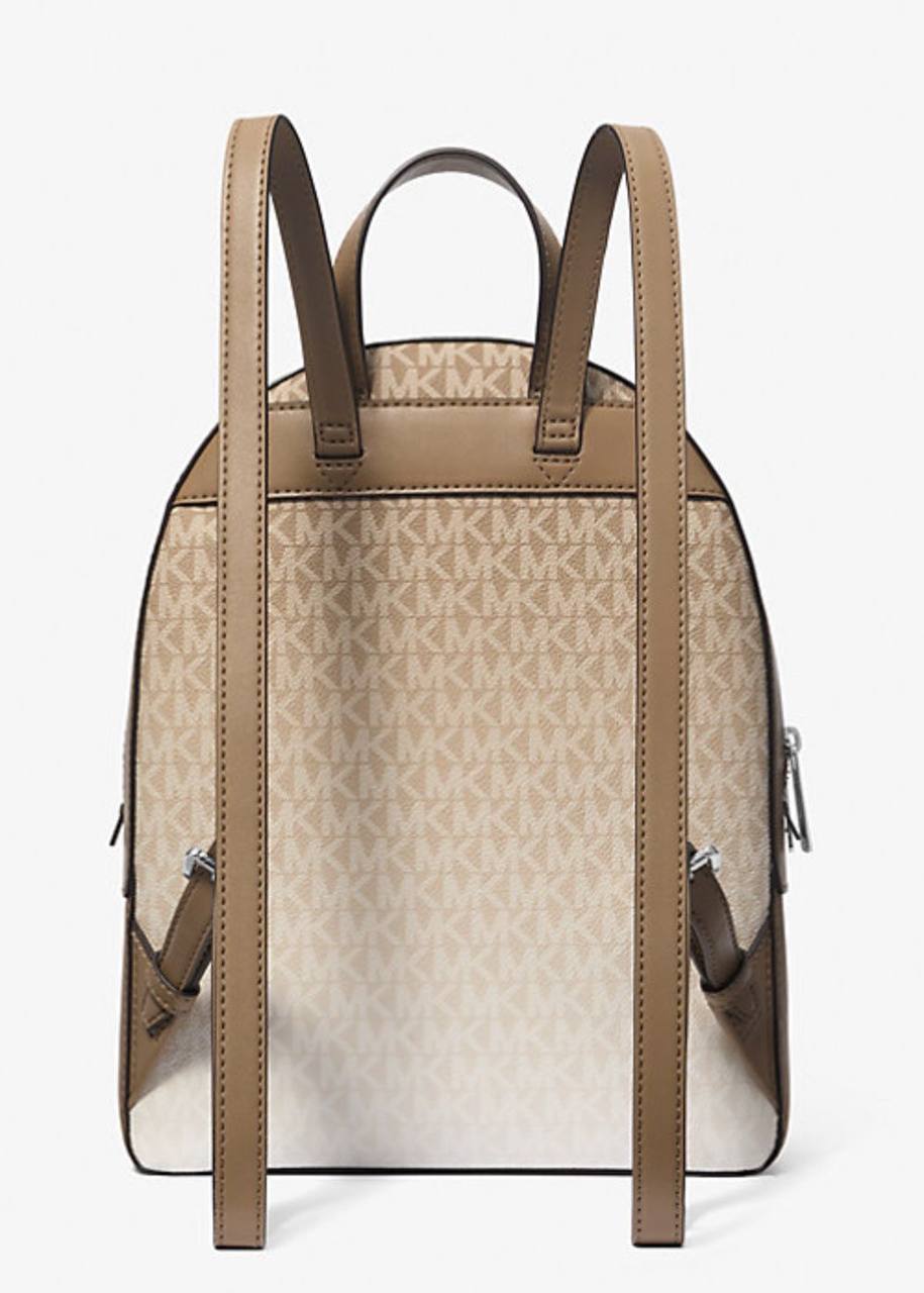 ORIG & IMPORTED Michael Kors Jaycee Medium Ombré Signature Logo Backpack Brown Bag