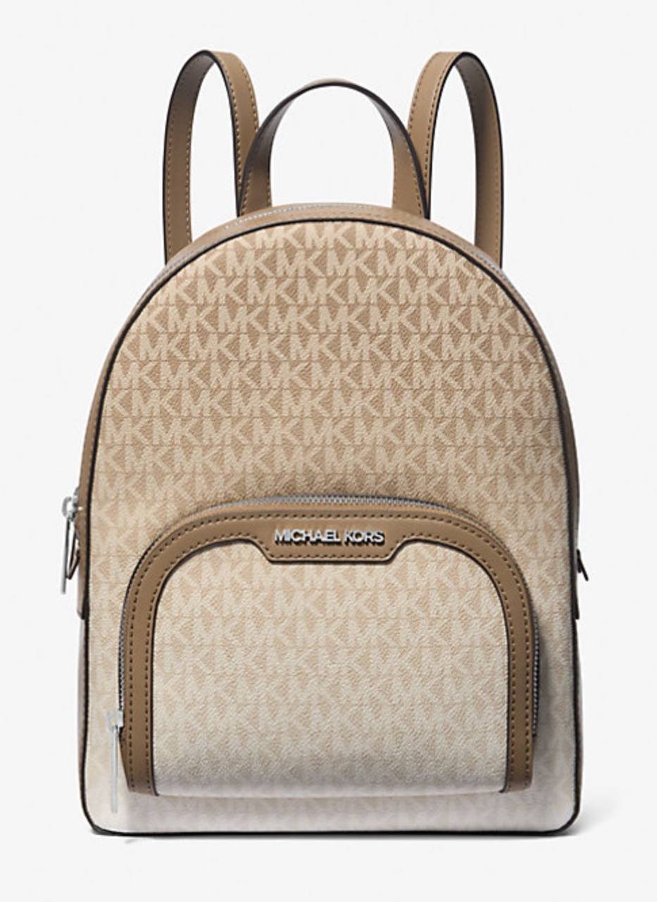ORIG & IMPORTED Michael Kors Jaycee Medium Ombré Signature Logo Backpack Brown Bag