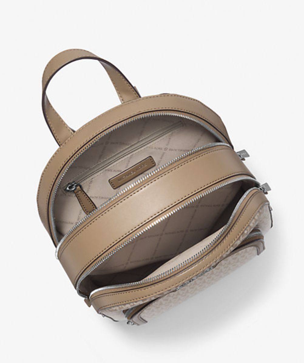 ORIG & IMPORTED Michael Kors Jaycee Medium Ombré Signature Logo Backpack Brown Bag