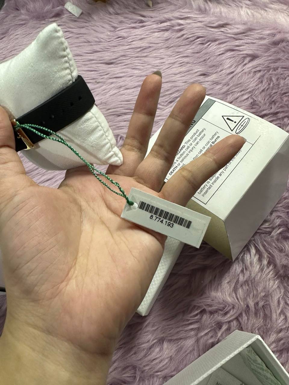 ORIG & IMPORTED LACOSTE Watch Women 36mm Black Gold Tone Logo LC.112.3.29.2929