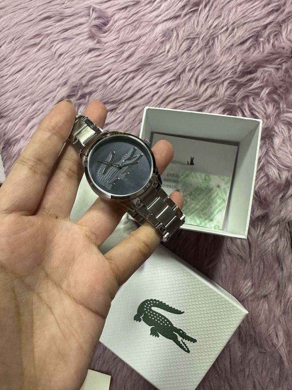 ORIG & IMPORTED LACOSTE Ladycroc Stainless Steel Women's Watch