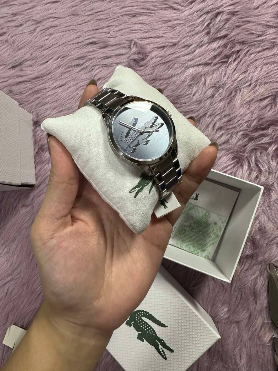 ORIG & IMPORTED LACOSTE Ladycroc Stainless Steel Women's Watch