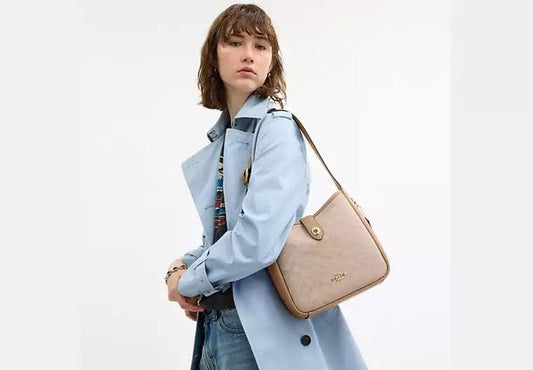 ORIG & IMPORTED COACH Hadley Convertible Crossbody Bag With Signature Canvas