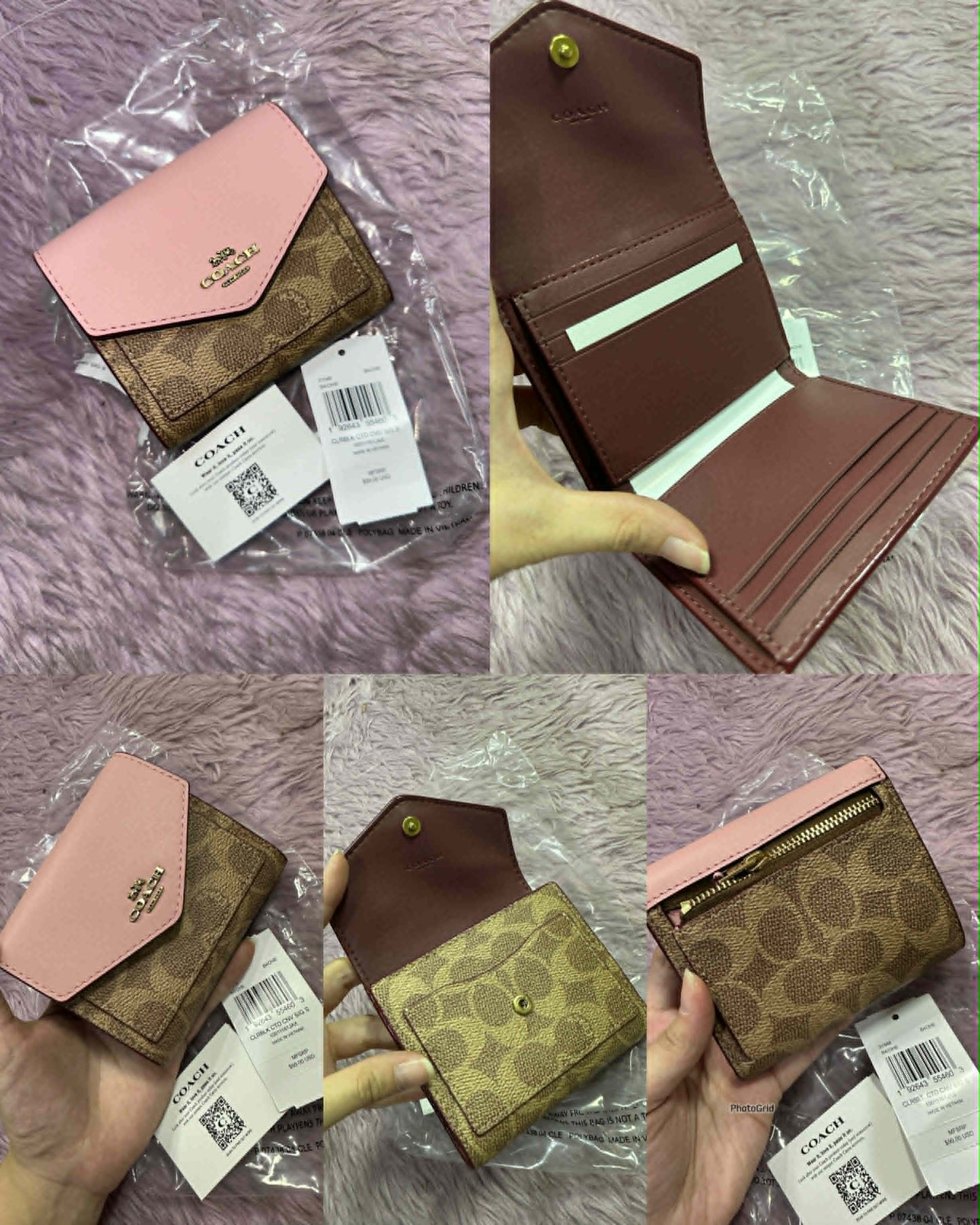 ORIG CCH Retail Wyn Small Trifold Wallet Card Holder Small Wallet