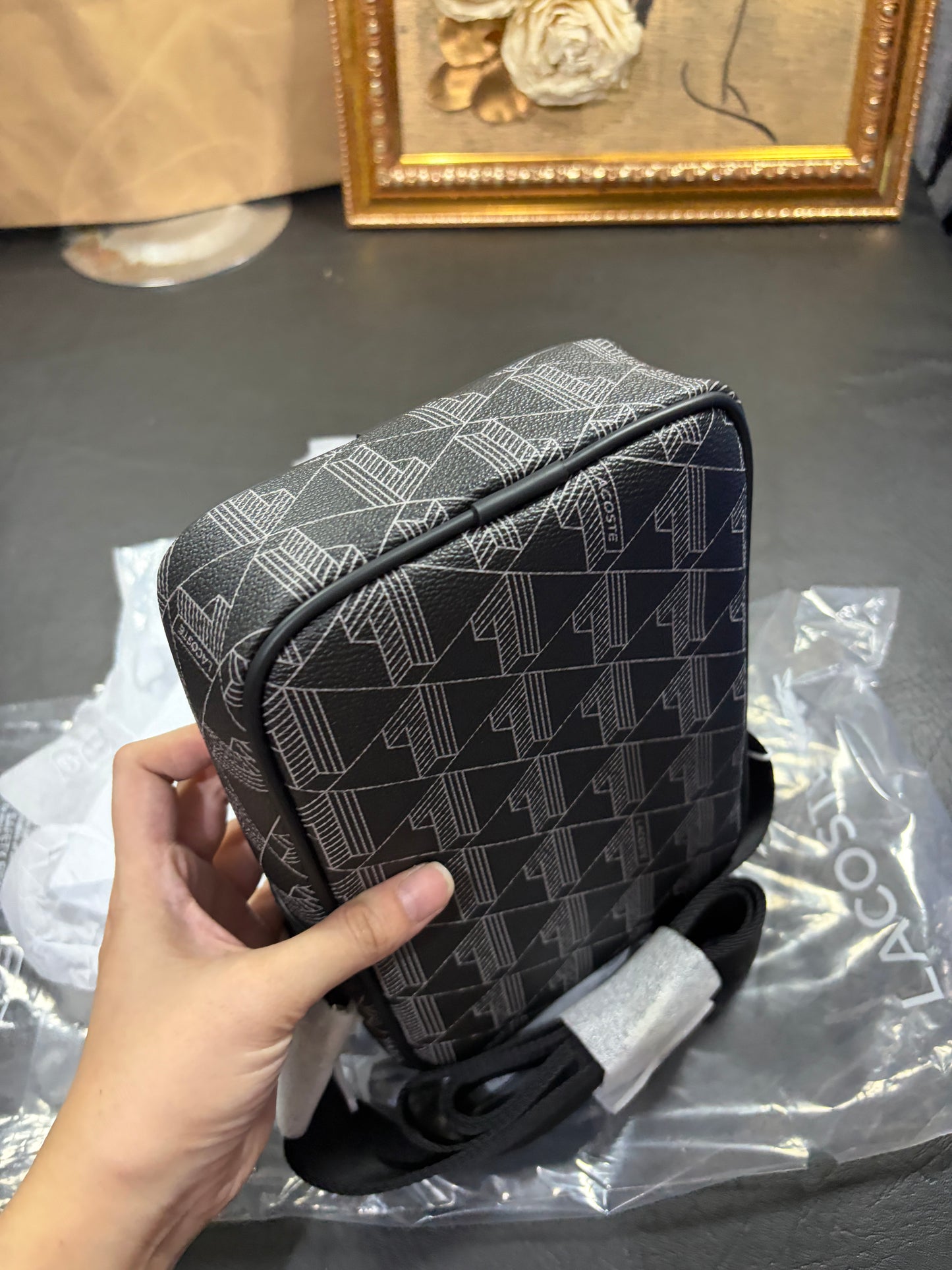 ORIG & IMPORTED LCT The Blend Satchel Small Men’s Phone Gray/Black Bag