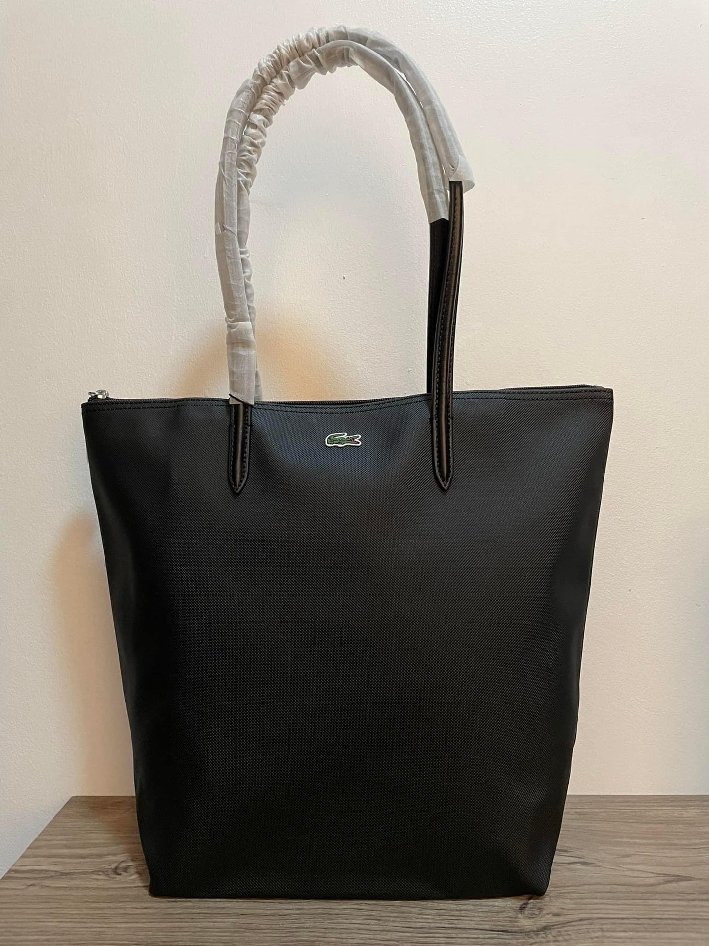 AUTHENTIC/ORIGINAL LACOSTE Women's Concept Zip Tote Bag - ORIGINAL, US IMPORTED