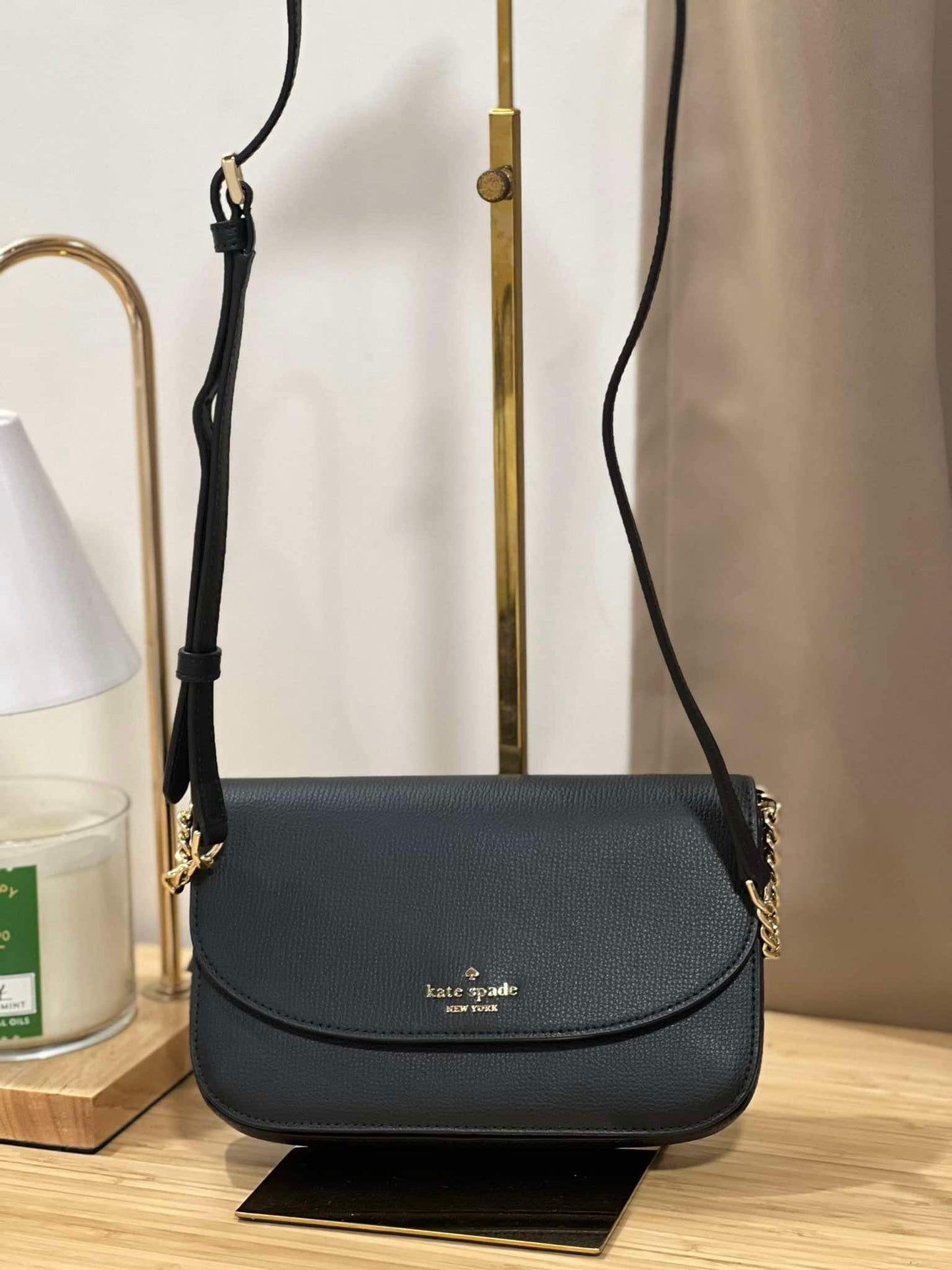 AUTHENTIC/ORIGINAL Preloved KateSpade KS Kristi Crossbody Small Black Bag