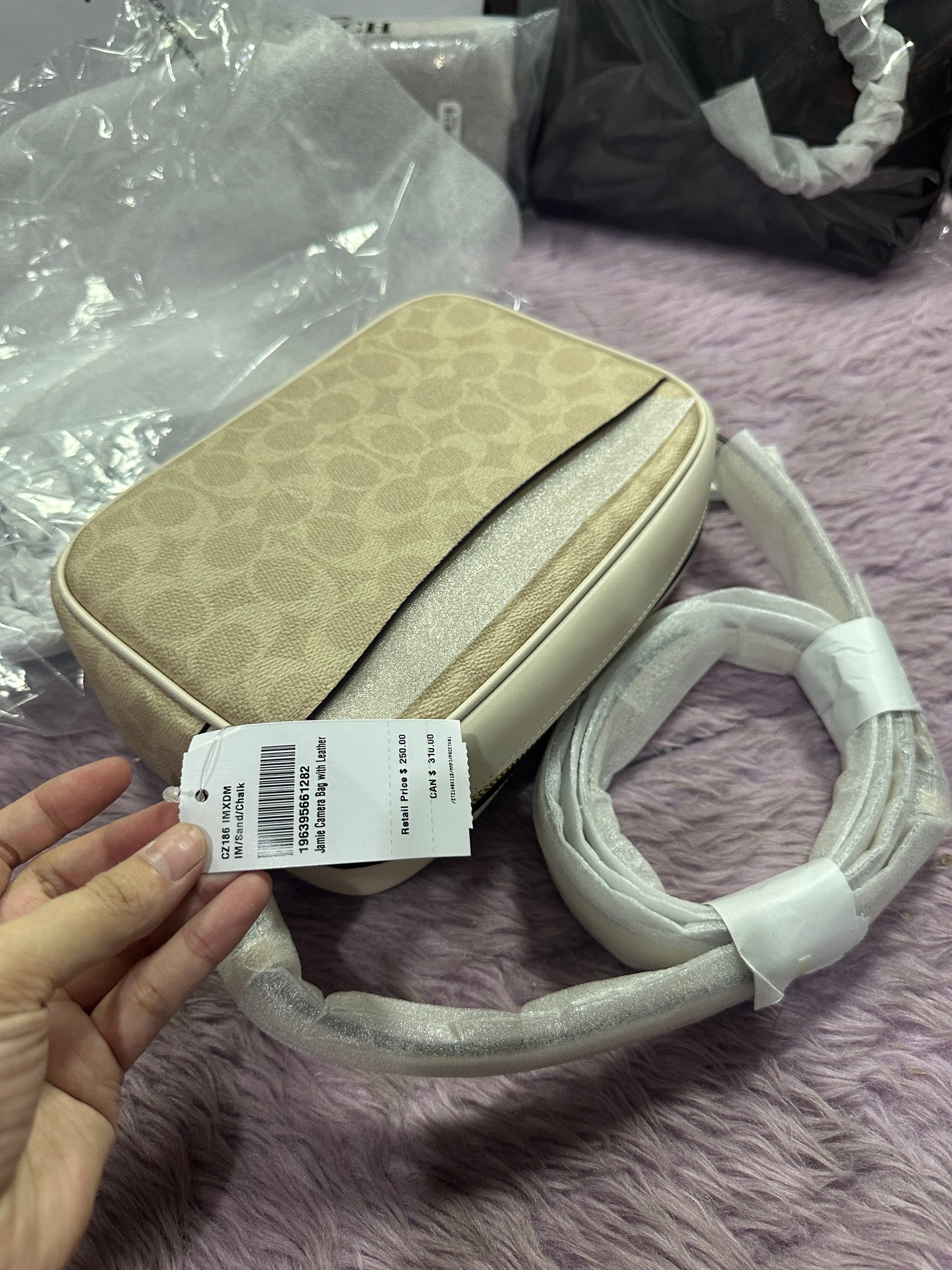 ORIG & IMPORTED CCH Mini And Regular Jamie Camera Bag in Sand/Taupe