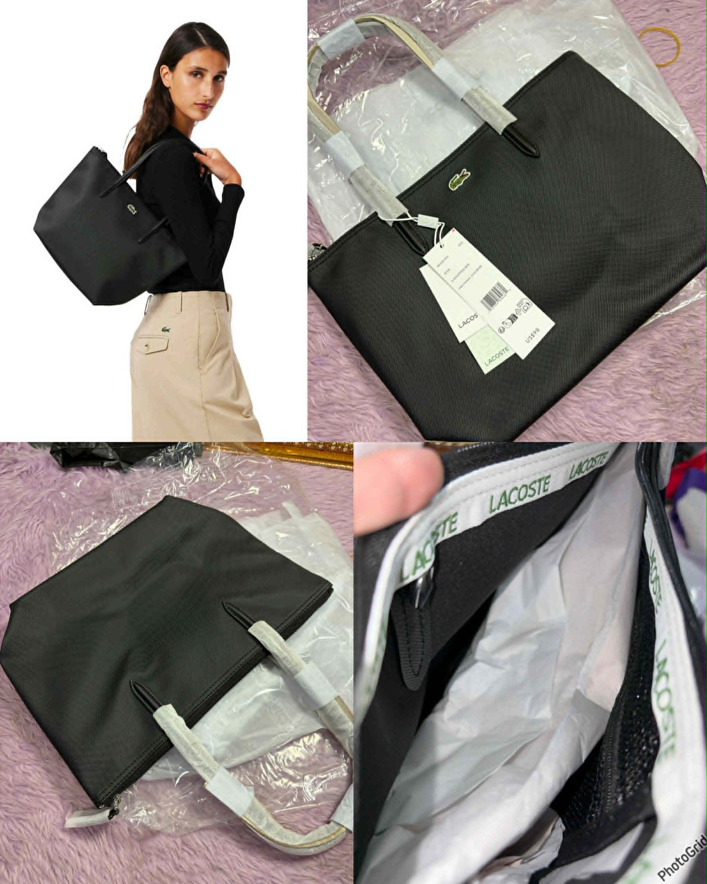 ORIG & IMPORTED LCT L.12.12 Concept Tote Bag in Black Pink Taupe Green Blue