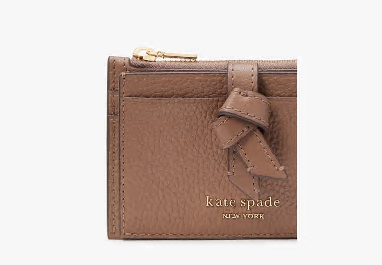 ORIG & IMPORTED Kate Spade KS Knott Zip Card Holder