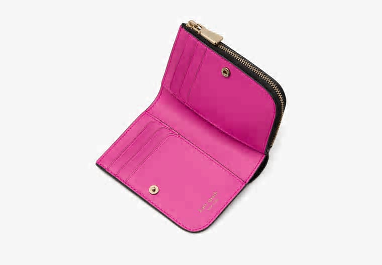 ORIG & IMPORTED Kate Spade KS Devin Fall Poppies Small Compact Wallet