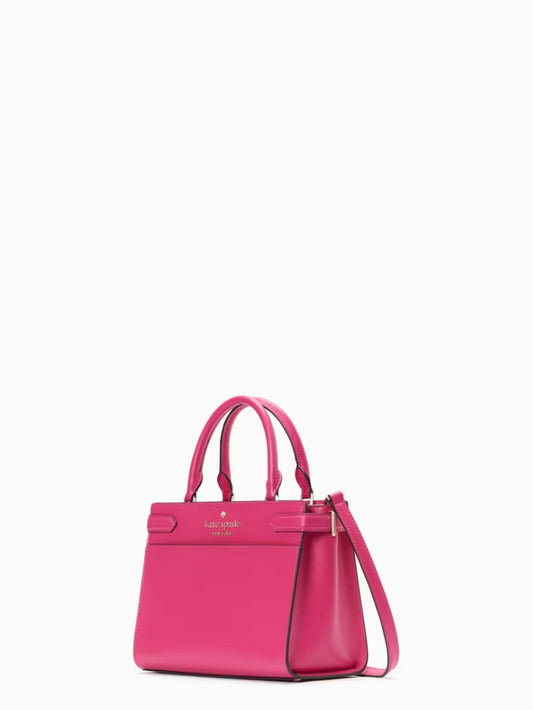 ORIG Preloved w/ flaw KS Staci Medium Satchel Pink/Floral Bag