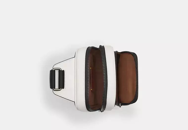 AUTHENTIC/ORIGINAL COACH Racer Sling Pack In Colorblock Signature Canvas