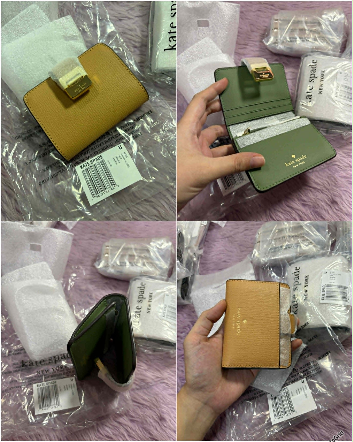 ORIG & IMPORTED KS Phoebe Small Card Holder Wallet Black / Beige